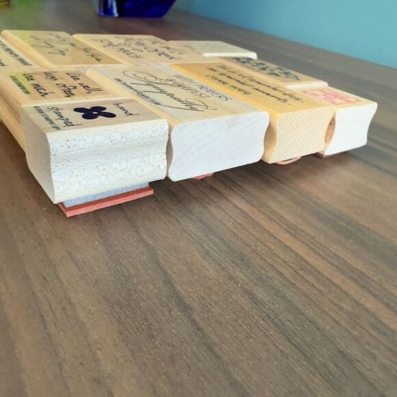 Mixed Lot of 10 Inkadinkado Hero Arts Rubber Stampl - Picture 3 of 7